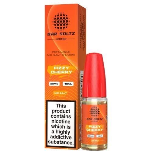 Bar Soltz 10ml Nic Salt E Liquid, Pack 0f 5,  Fizzy Cherry