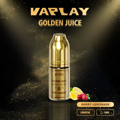 Box of 10 - Vaplay Golden Juice Nic Salt
