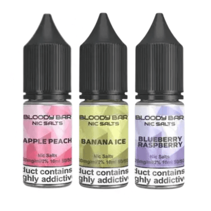 Bloody Bar 10ML Nic Salts - E - liquids - Eliquid Base - Apple Peach
