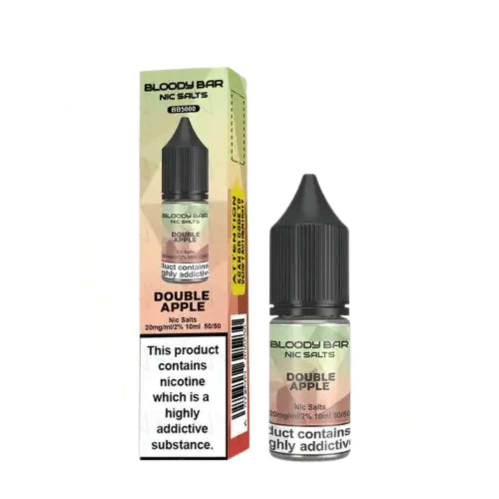 Bloody Bar 10ML Nic Salts - E - liquids - Eliquid Base - Double Apple