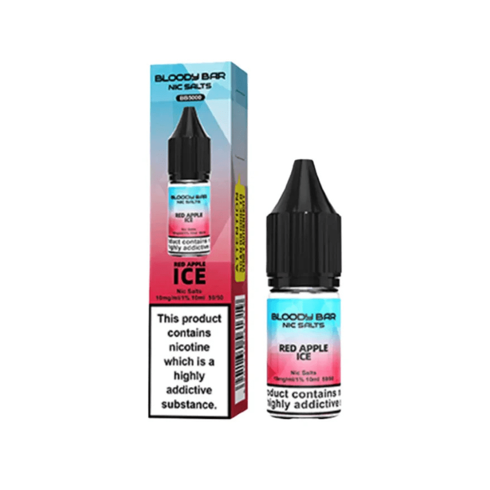Bloody Bar 10ML Nic Salts - E - liquids - Eliquid Base - Red Apple Ice