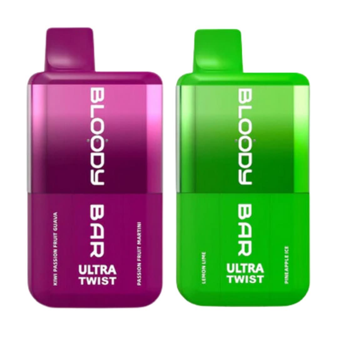 Bloody Bar Ultra Twist 20000 Disposable Vape Device - Strawberry Watermelon Bubblegum/Strawberry Kiwi