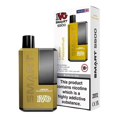  IVG Smart 5500 Disposable Vape Kit - Lemon Passionfruit