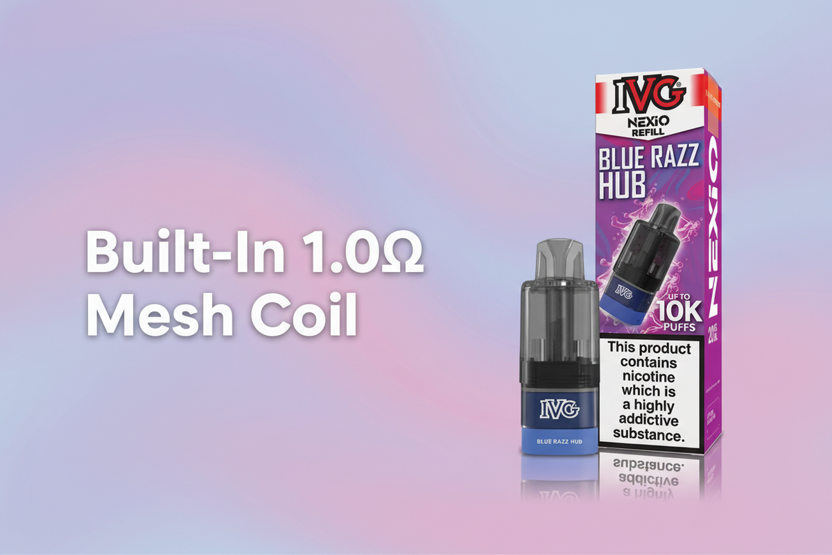 Built-In 1.0Ω Mesh Coil