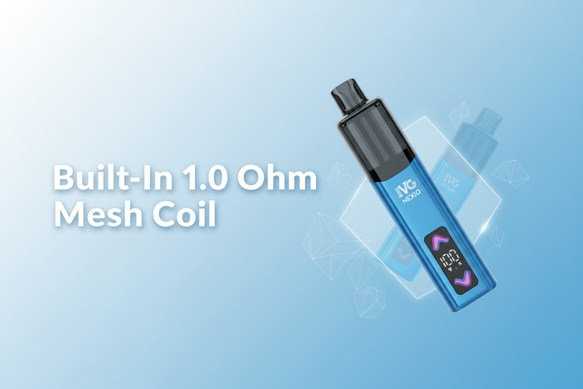 Built-In 1.0 Ohm Mesh Coil