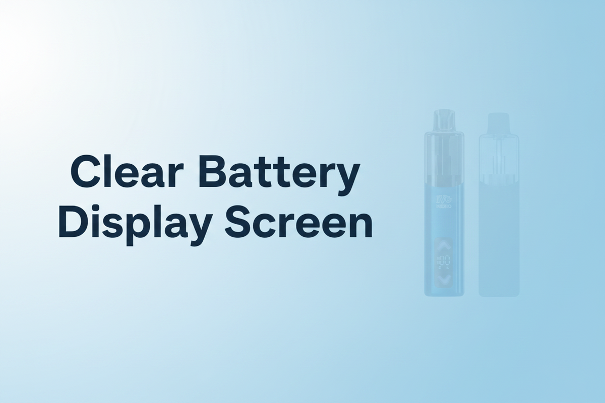 Clear Battery Display Screen