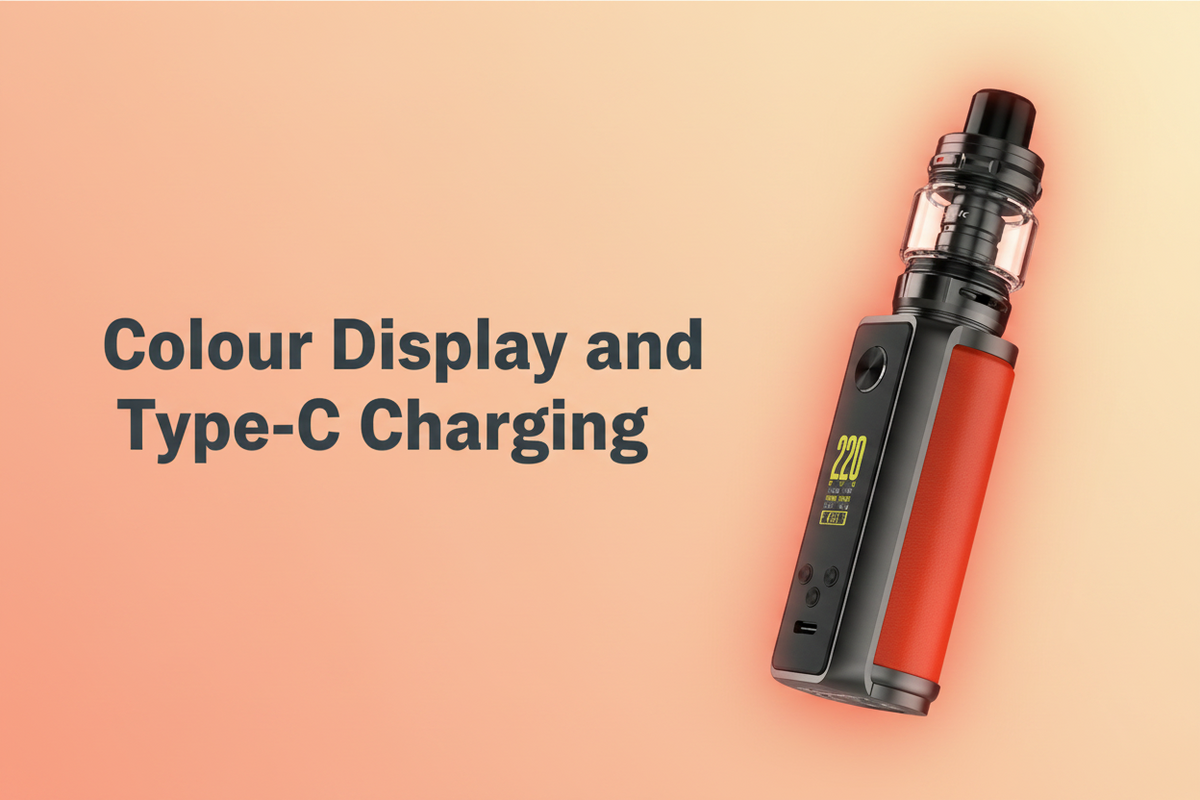 Colour Display and Type-C Charging