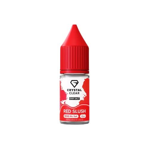Crystal Clear 10ml Nic Salt - Pack of 10 - Red Slush