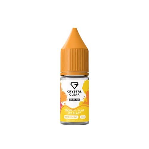 Crystal Clear 10ml Nic Salt - Pack of 10 - Tropical Sour Ice Blast