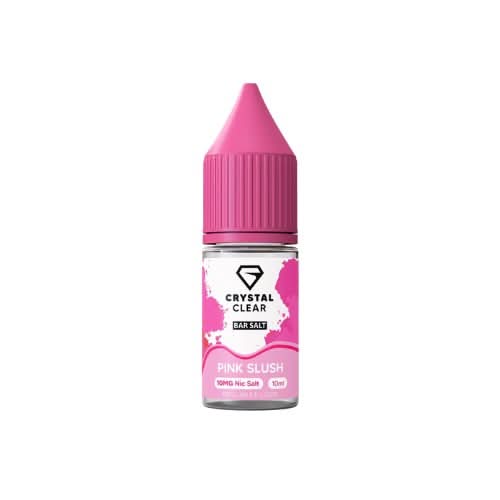 Crystal Clear 10ml Nic Salt - Pack of 10 - Pink Slush