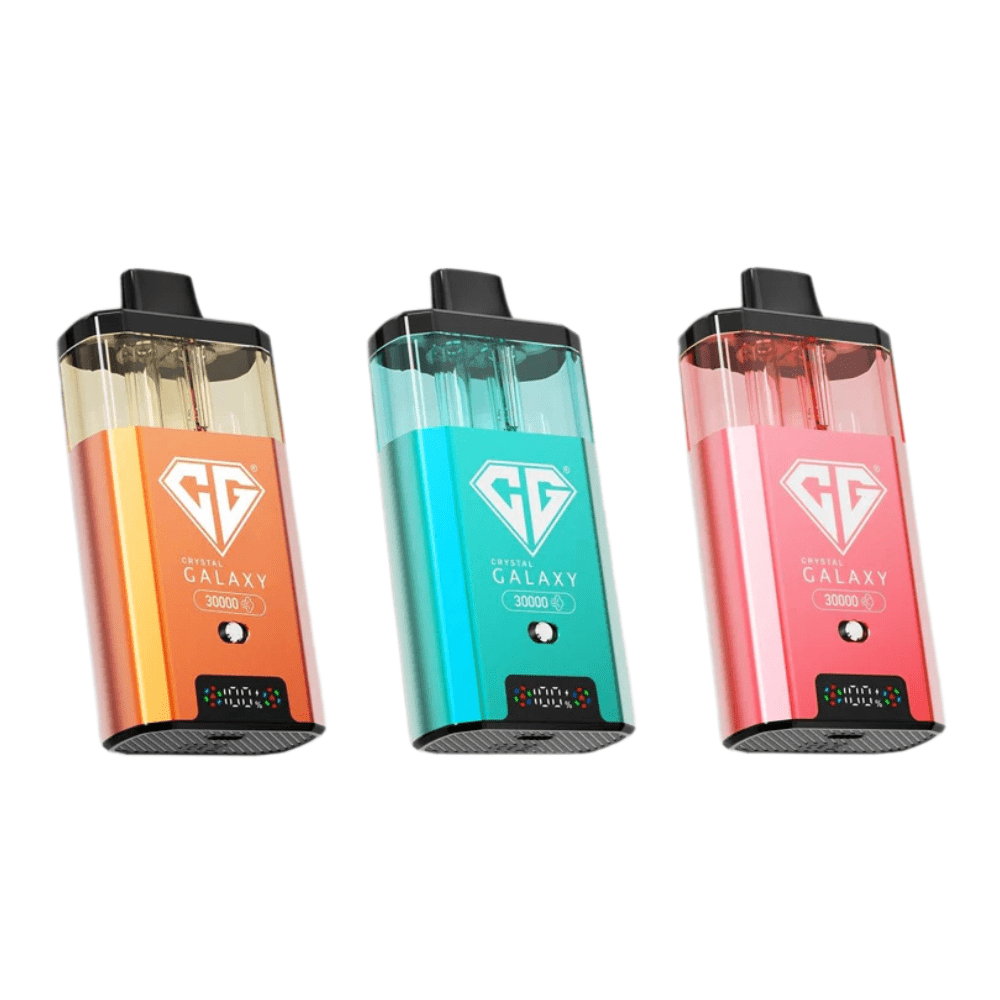 Crystal Galaxy Focus 2 30K Disposable Vape Device - Eliquid Base - Banana Ice / Pineapple Ice