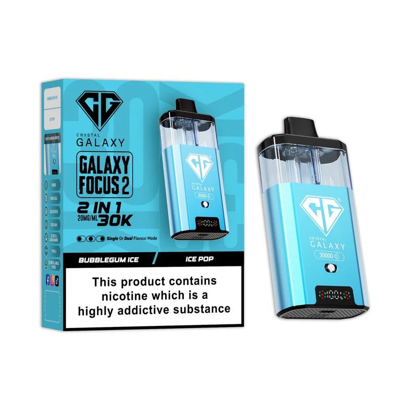 Crystal Galaxy Focus 2 30K Disposable Vape Device - Eliquid Base - Cherry Lime / Cola Lime