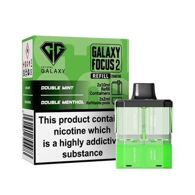 Crystal Galaxy Focus 2 30K Prefilled Pods + Refill Containers