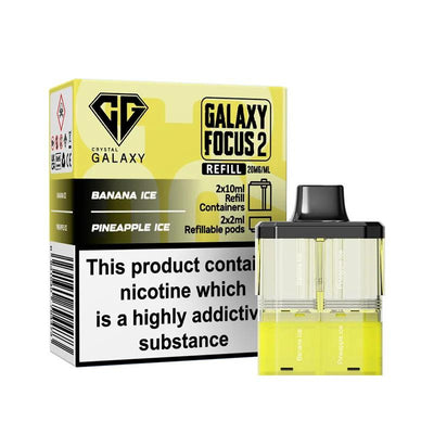 Crystal Galaxy Focus 2 30K Prefilled Pods + Refill Containers