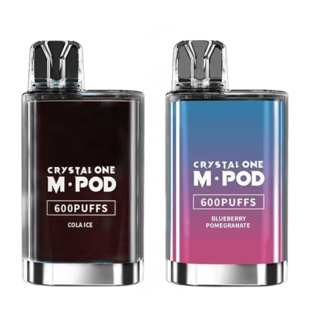Crystal One 600 M. Pod Disposable Vape Device 20MG - Eliquid Base - Strawberry Guava