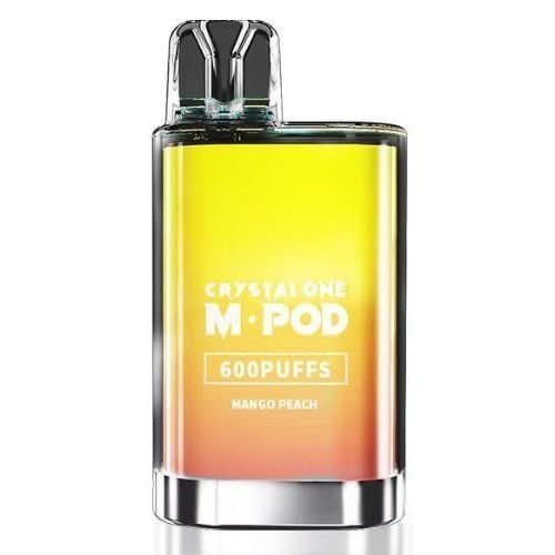 Crystal One 600 M. Pod Disposable Vape  Device 20MG  - Mango Peach