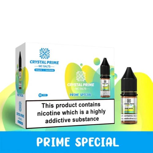 Crystal Prime 7000 Nic Salt 10ml Box of 10,  Prime Special