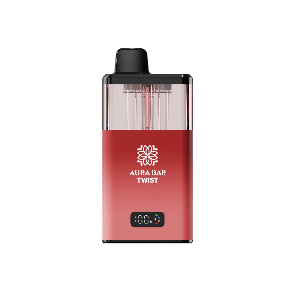 Crystal Prime Aura Bar Twist 40K Prefilled Pod Kit - Eliquid Base - Cherry Ice / Cherry Cola