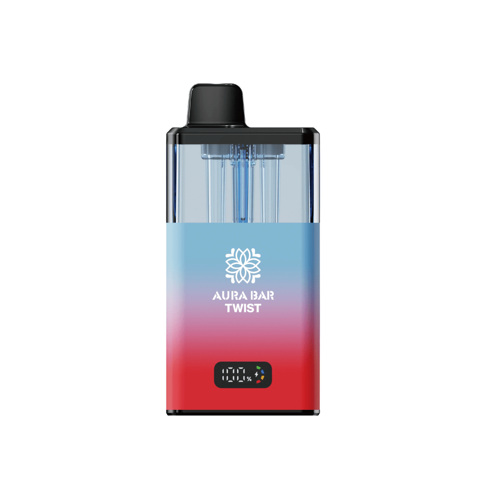 Crystal Prime Aura Bar Twist 40K Prefilled Pod Kit - Eliquid Base - Watermelon Skittles / Strawberry Burst