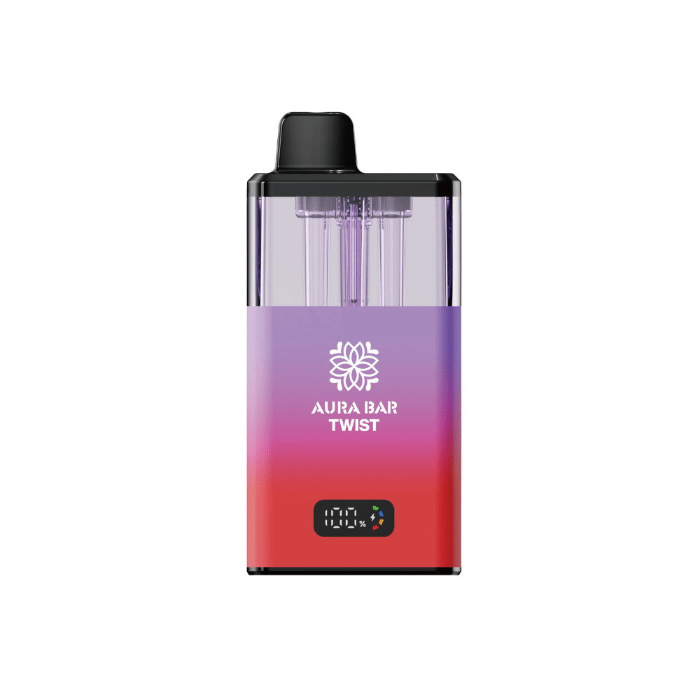Crystal Prime Aura Bar Twist 40K Prefilled Pod Kit - Eliquid Base - Grape Berry Burst / Cherry Berry