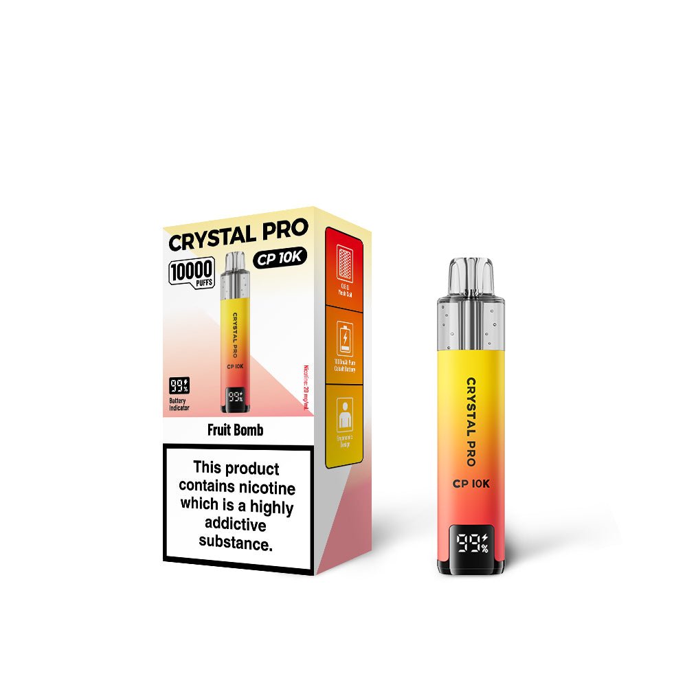 Crystal Pro CP 10000 Disposable Vape - Eliquid Base - Fruit Bomb