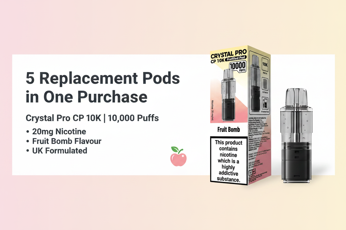 Five Replacement Pods in One Purchase