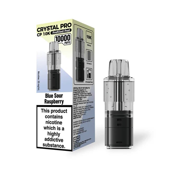 Crystal Pro CP 10K Prefilled Pods - Starts from 4.99 Eliquid Base Crystal Pro CP 10K Prefilled Pods - Starts from 4.99 Eliquid Base