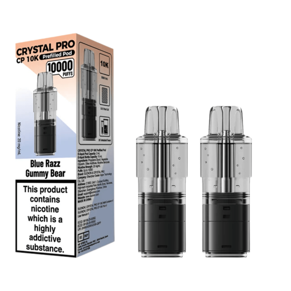 Crystal Pro CP 10K Prefilled Pods - Eliquid Base - Fruit Bomb