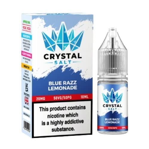 Crystal Salt 10ml Nic Salts E-Liquids - Pack of 5 - Blue Razz Lemonade