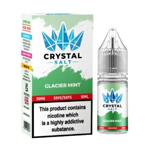 Crystal Salt 10ml Nic Salts E-Liquids - Pack of 5 - Glacier Mint