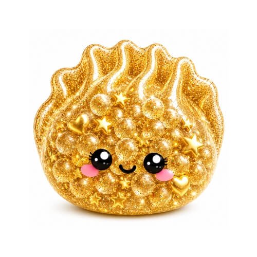 Cute Glitter Dumpling Orbeez Squishy Stress Relief Toy - Vapewholesalesupplier