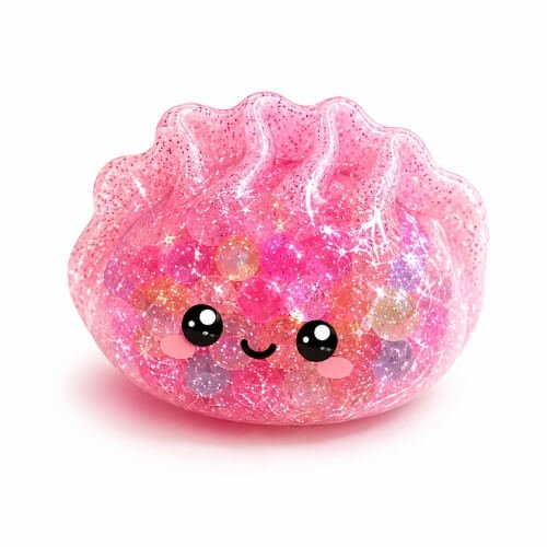 Cute Glitter Dumpling Orbeez Squishy Stress Relief Toy - Vapewholesalesupplier