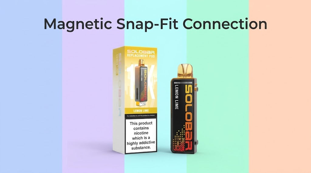Magnetic Snap-Fit Connection