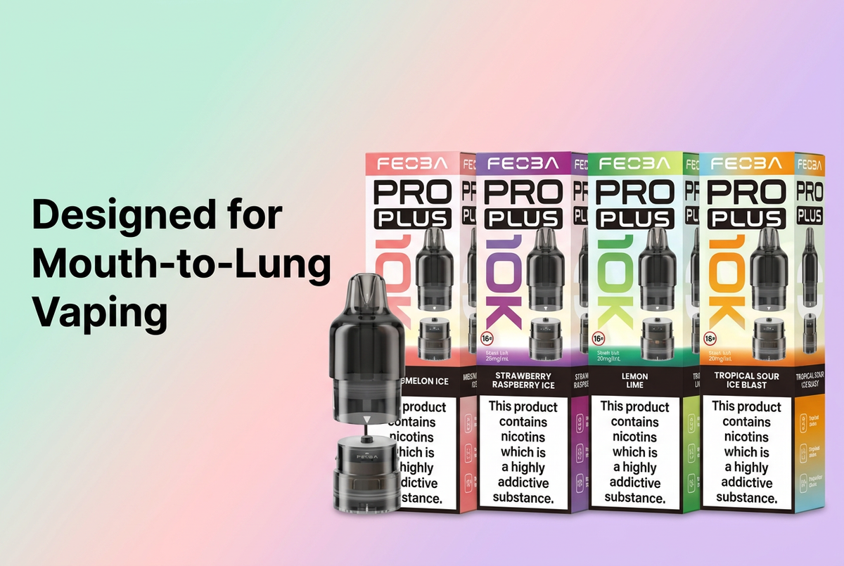 Designed for Mouth-to-Lung Vaping