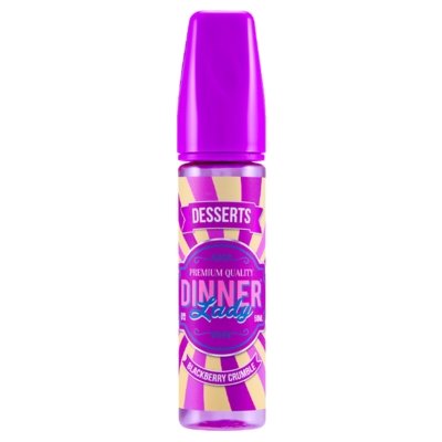Dinner Lady Desserts 50ml Shortfill - Blackcurrant Crumble