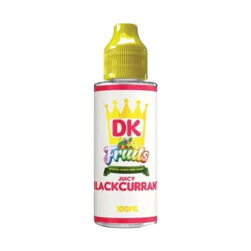 Donut King Fruits 100ml Shortfill E-liquid - Juicy Blackcurrant