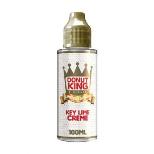 Donut King Limited Edition Shortfill 100ml E-Liquid- Key Lime Cream