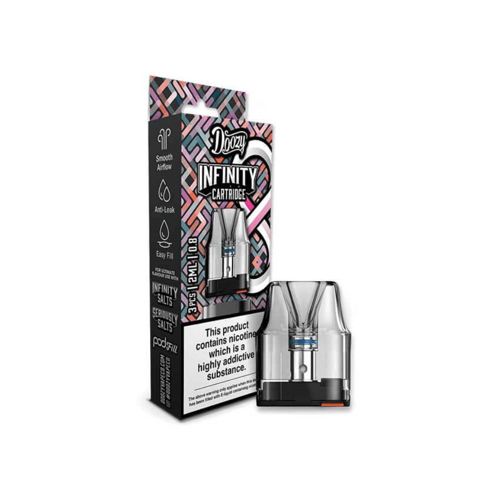 Doozy Infinity Replacement Pods - Eliquid Base - 0.8 - ohm Mesh Coil