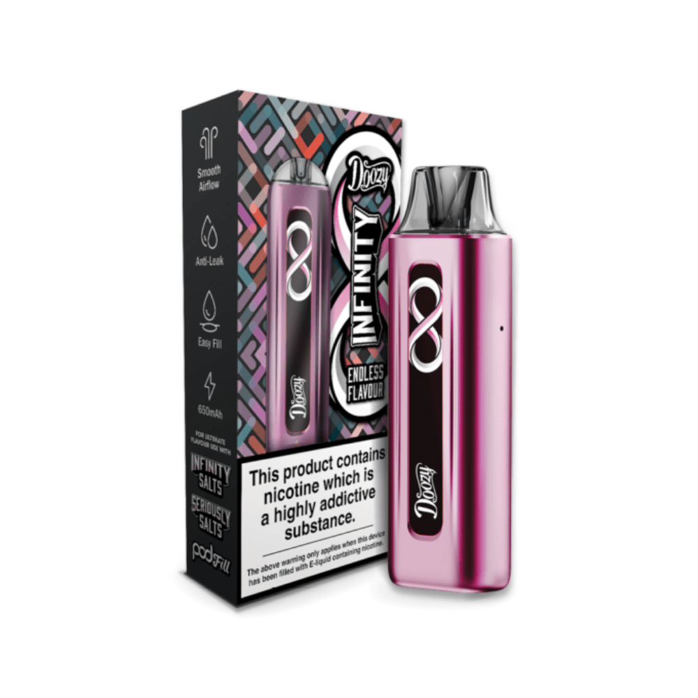 Doozy Infinity Vape Kit - Eliquid Base - Cerise Pink