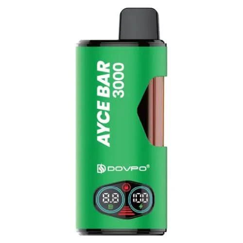 Dovpo Ayce Bar 3000 Puffs Disposable Vape Device - 20MG - Eliquid Base - Green Bar