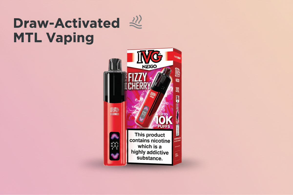 Draw-Activated MTL Vaping