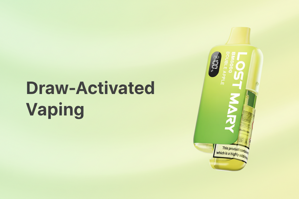 Draw-Activated Vaping
