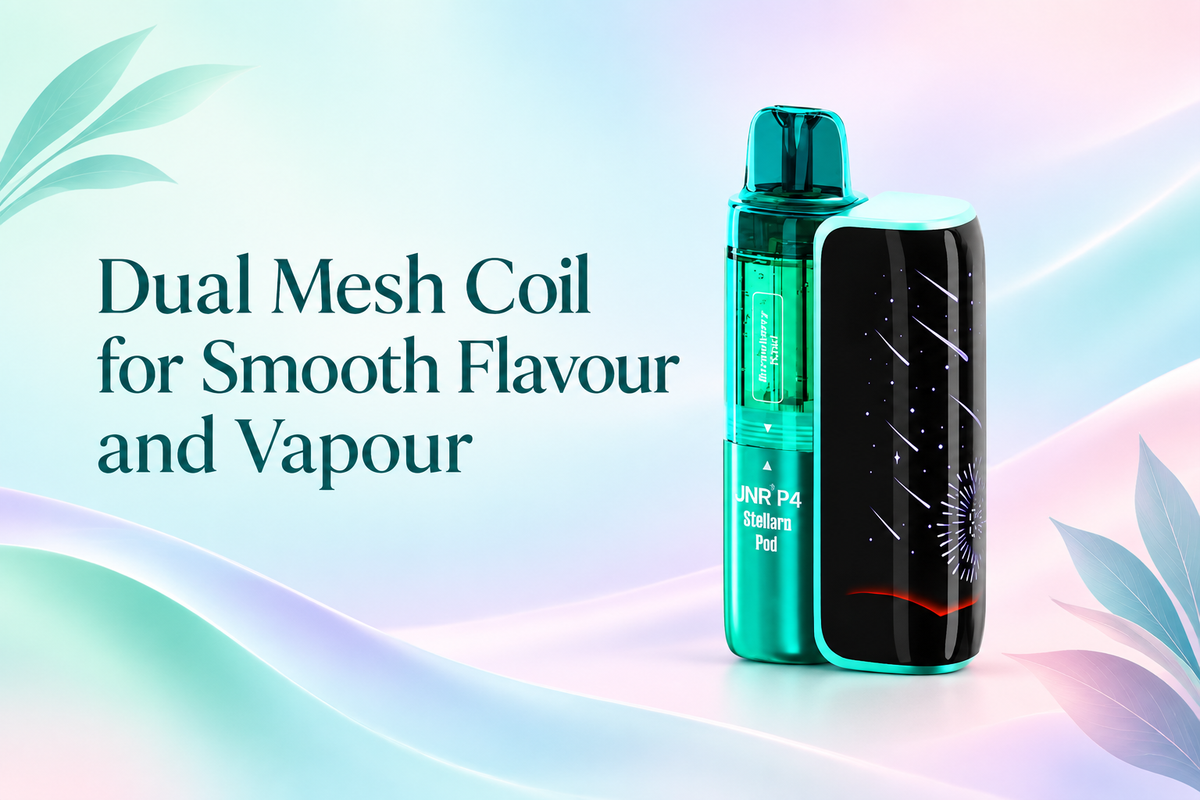 Dual Mesh Coil for Smooth Flavour and Vapour