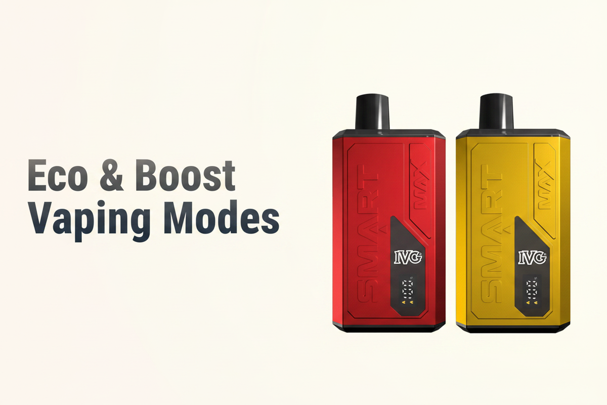 Eco & Boost Vaping Modes