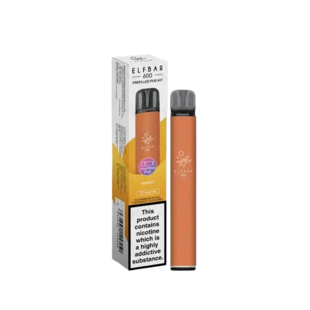 ELF BAR 600 Pre - Filled Pod Kit - Eliquid Base - Mango