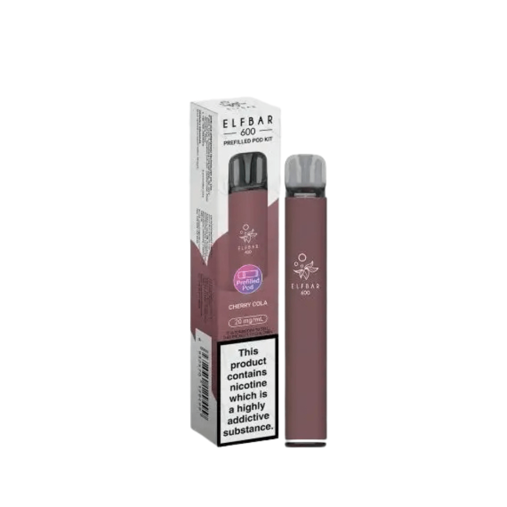 ELF BAR 600 Pre - Filled Pod Kit - Eliquid Base - Cherry Cola