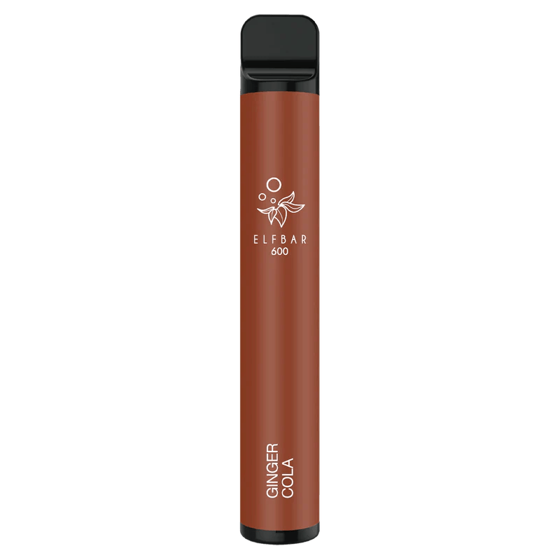 Elf Bar 600 Puff Disposable Vape Device - 20MG - Eliquid Base - Ginger Cola