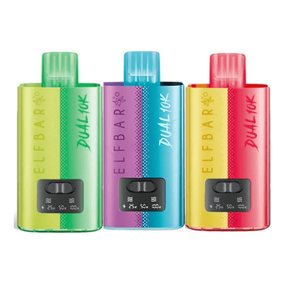 Elf Bar Dual 10K Prefilled Pod Vape Kit - Eliquid Base - Blue Edition