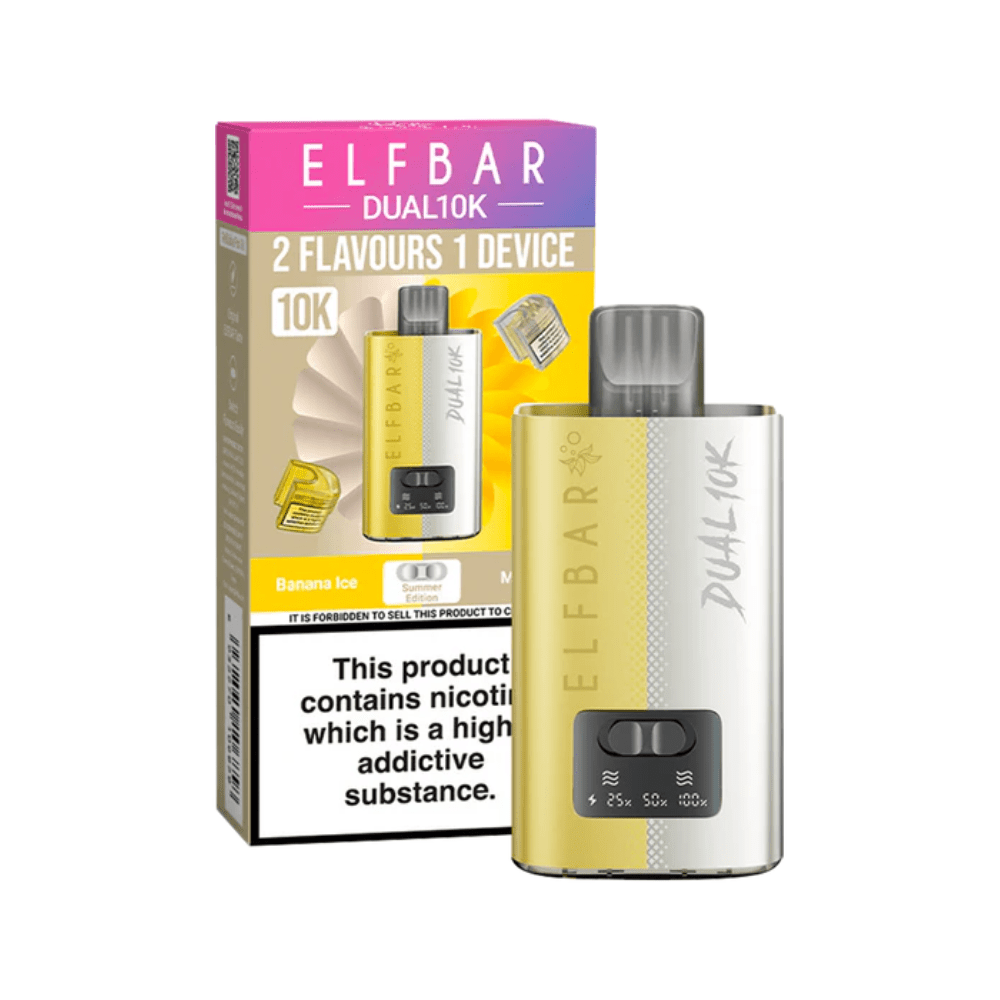 Elf Bar Dual 10K Prefilled Pod Vape Kit - Eliquid Base - Summer Edition