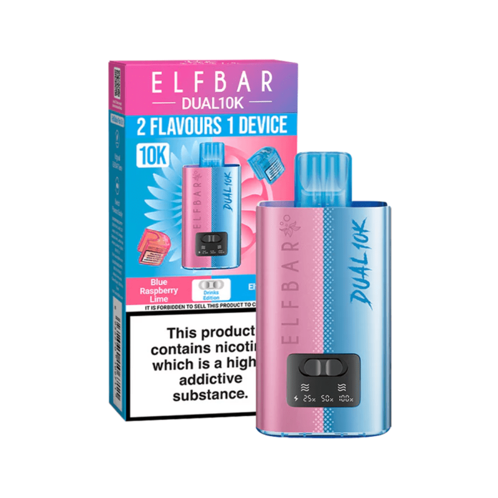 Elf Bar Dual 10K Prefilled Pod Vape Kit - Eliquid Base - Drinks Edition